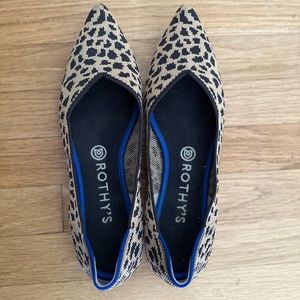 Rothy’s Leopard Flats